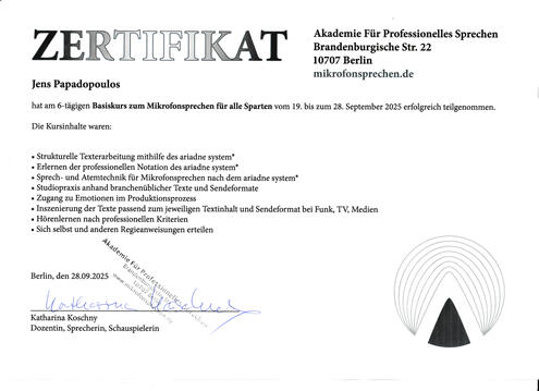 Mikrofonsprechen